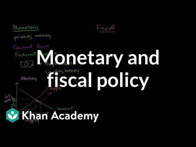 Monetary and fiscal policy | Aggregate demand and aggregate supply | Macroeconomics | Khan Academy