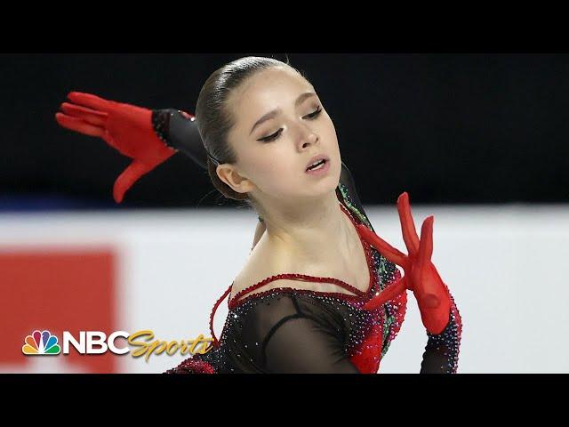 Russian 15 year old Valieva WINS GOLD in stunning Grand Prix debut | NBC Sports