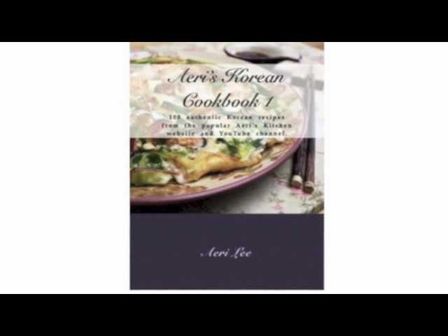 Aeri's Korean Cookbook 1 Giveaway For Aeriskitchen Channel