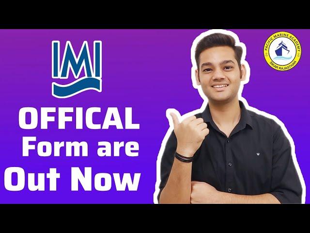 IMI forms are out! #imucetpreparation #maritimeinstitute #merchantnavy #navy #merchantmarine #imut