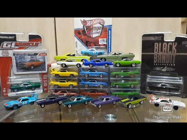 Mopar 1970 Plymouth B body's (GTX, Roadrunner, & Superbird). 1/64 & 1/43 Diecast Review & unboxing