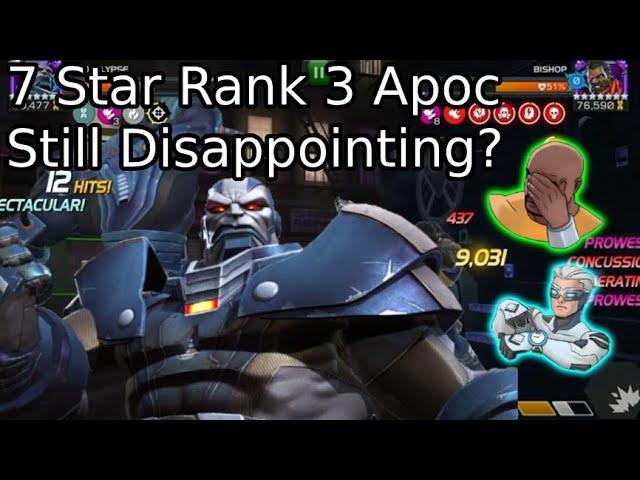 7 Star Rank 3 Apocalypse Gameplay! Not A Bg Champ? | Marvel Contest Of Champions