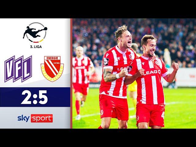 Cottbus schnappt sich 3. Sieg in Folge | VfL Osnabrück - FC Energie Cottbus | Highlights - 3. Liga