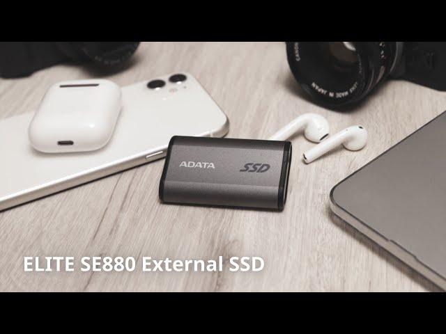 ADATA Elite SE880 External SSD - Powerfully Compact