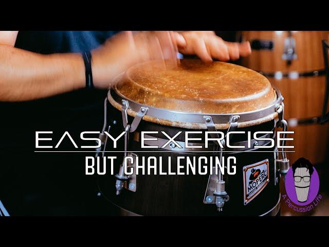 How To Make an Easy Exercise CHALLENGING on 1 Conga