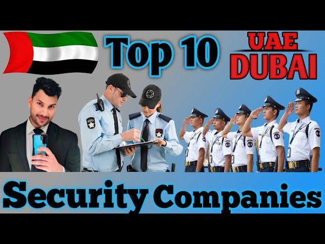 Top 10 security company in dubai UAE ki 10top securitycompanies @TransguardGroupHQ @DPWorldTour