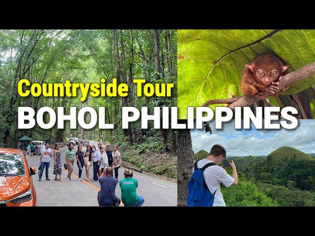  BOHOL PHILIPPINES TOURIST SPOTS | Chocolate Hills, Tarsier & More! BOHOL COUNTRYSIDE TOUR