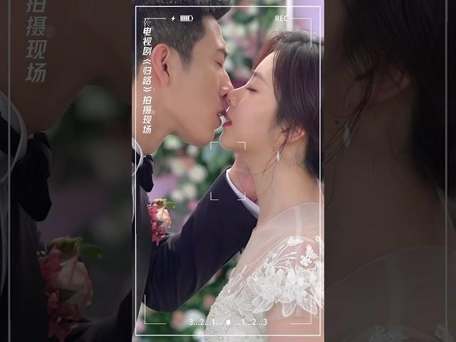 Jing Boran and Seven Tan kiss on their wedding #RoadHome #JingBoran #SevenTan #iQIYI