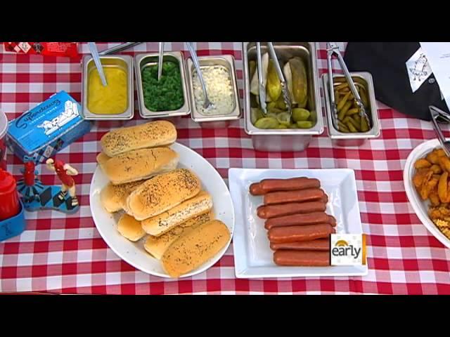 Chicago style super hot dogs