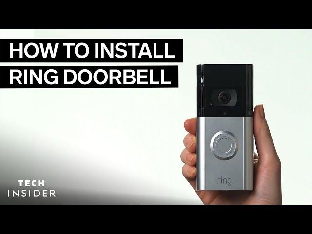 How To Install Ring Doorbell