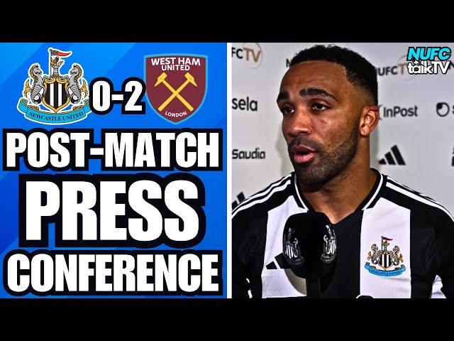 Callum Wilson 'We let opportunity slip through our fingers' | Newcastle 0-2 West Ham