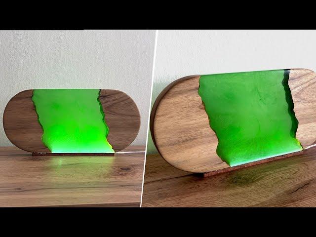 Decorative epoxy resin lamp - Resin Art