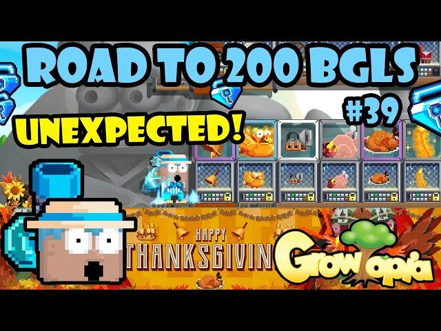 TONS BGLS PROFIT ON THANKSGIVING!! 🪶 OMG! | Road To 200 BGLS #39 | GrowTopia Profit 2024