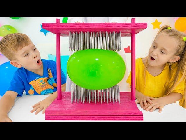 Balloon Pop Experiments for children