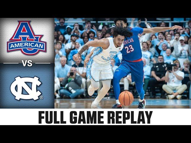 American vs. North Carolina Full Game Replay | 2024-25 ACC Men’s Basketball