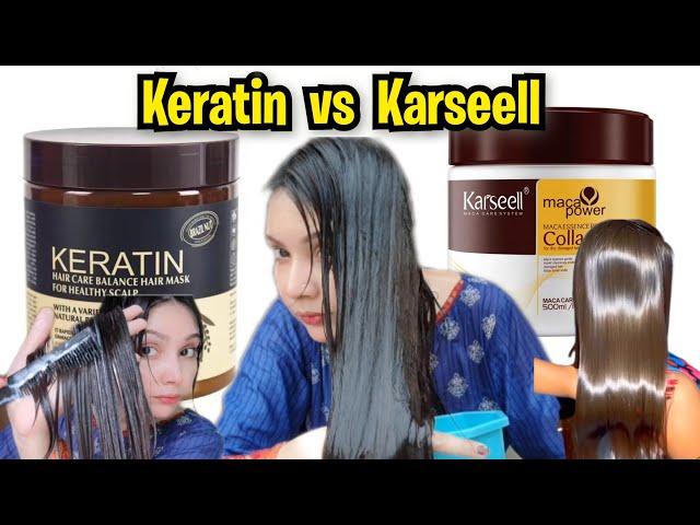 KERATIN VS KARSEELL MASK!