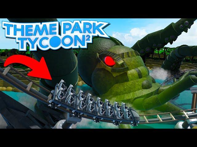 An *INSANE* Kraken Rollercoaster In Theme Park Tycoon 2!