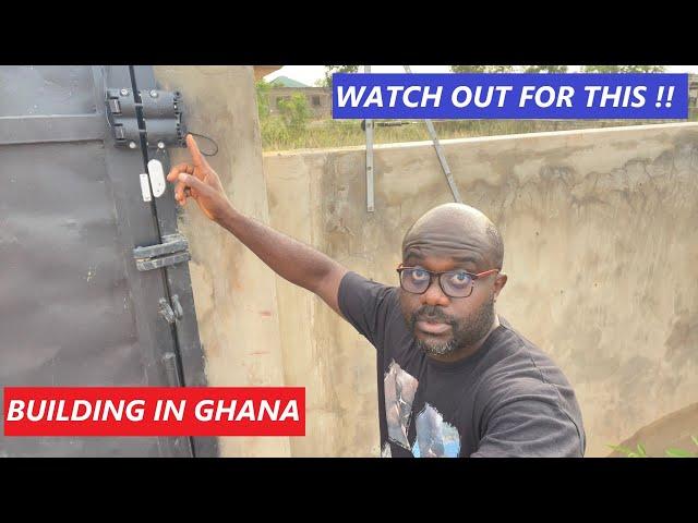 WATCH OUT FOR THIS !! | BUILDING IN GHANA