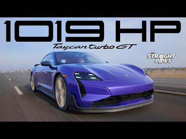 FASTEST Sedan in the WORLD! 2025 Porsche Taycan Turbo GT Review