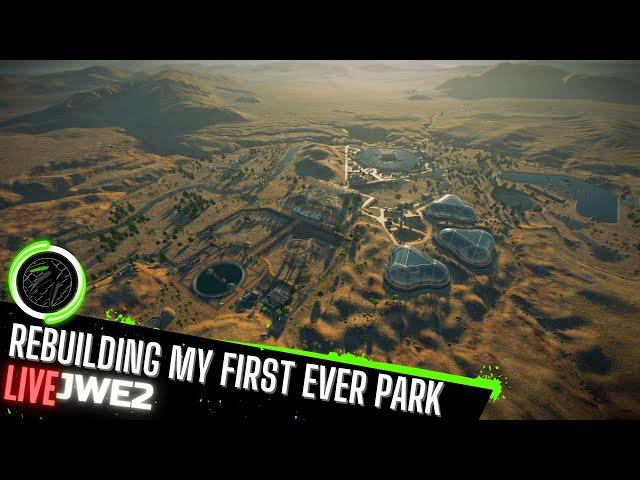 REBUILDING MY FIRST EVER SANDBOX PARK -  Jurassic World Evolution 2