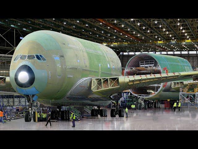 Europe Most Advanced Factory Producing Gigantic Airbus Planes - Assembly Line