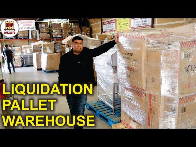 A Tour Of Our Liquidation Pallets Warehouse - BP Pallets