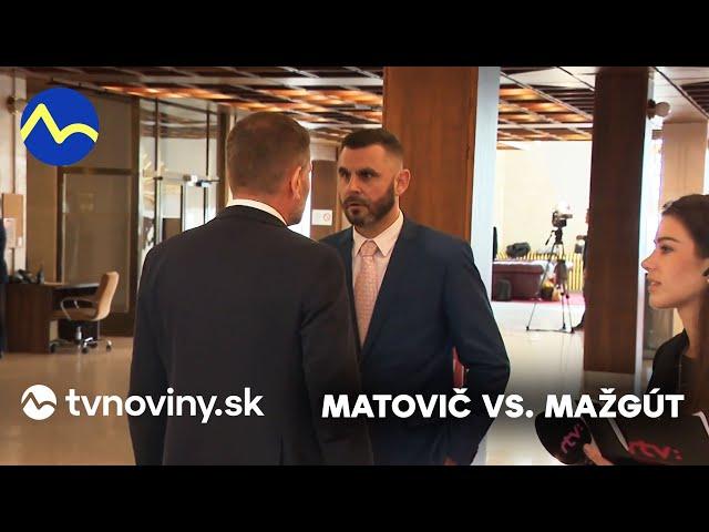 Matovič vracia úder - konflikt s poslancom Mažgútom | tvnoviny.sk