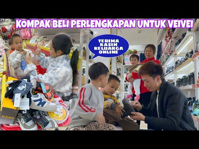 BAWA VEIVEI BELI PAKAIAN DAN KEBUTUHAN LAINNYA, MAMA SENANG TERIMA KASIH KELUARGA ONLINE