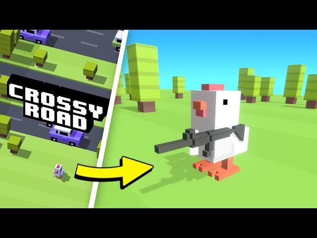 I made Crossy Road, BUT with Guns