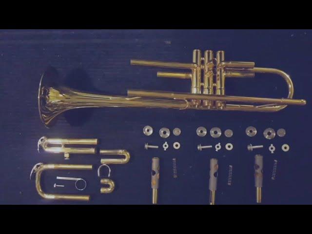 NAKED TRUMPET - Disassembly of a Yamaha 2330 Trumpet (Hyperlapse)