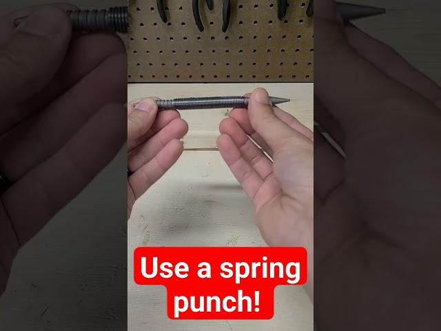 How to use a spring punch #shorts
