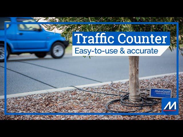 The Most Reliable Tube Traffic Counter | Portable Vehicle Surveys | RoadPod VT | MetroCount