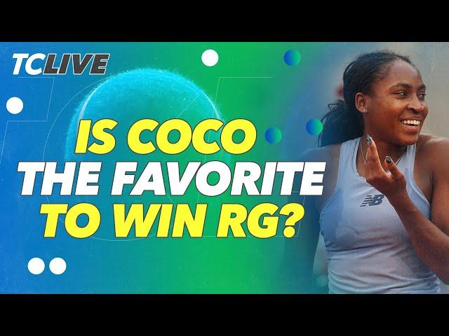 Coco Gauff Gets Win After Forgetting her Racquets  | TC Live