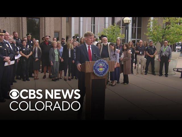 Boulder District Attorney Michael Dougherty holds news conference after sentencing of gunman