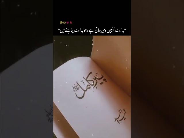 "Peer-e-Kamil ﷺ ka Sabse Gehri Baat | Umera Ahmed | Urdu Quotes"#peerekamil #umeraahmed #islamic #4k