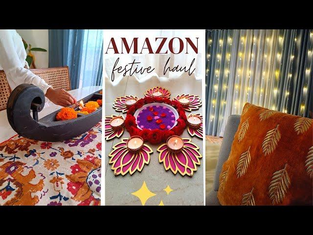 Amazon Haul For Festive Season | Stunning Diwali Home Decor #notsponsored Diwali Shopping