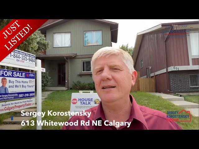 613 Whitewood Rd NE Calgary, AB T1Y 4A1 | Sergey Korostensky | Calgary Realtor