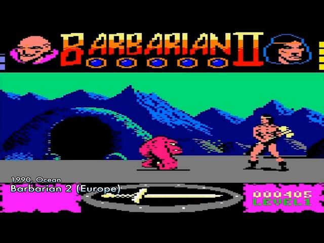 All Amstrad GX4000 Games in One Video