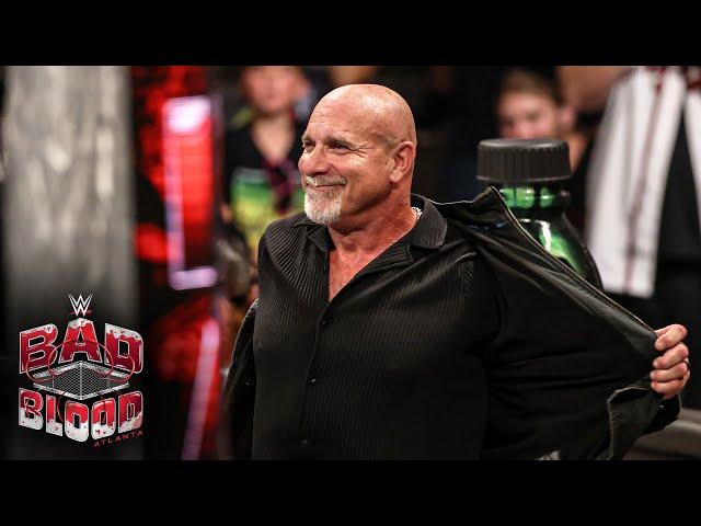 Goldberg jumps the barricade to confront Gunther: Bad Blood 2024 highlights