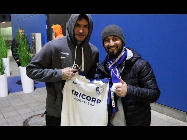 VfL Bochum vs Jahn Regensburg Stadion Vlog | Das Trikot von Danny Blum bekommen