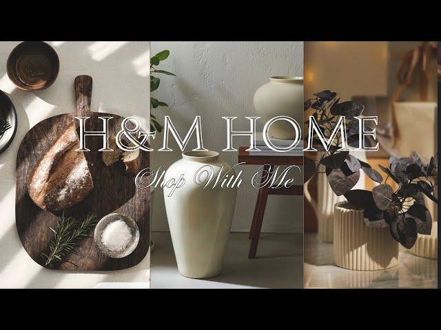 || H&M Home Shop With Me & Mini Haul || Budget Friendly Designer Dupes || 2024 Trendy Decor ||