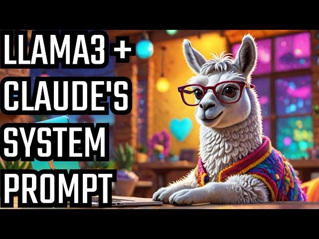 what happens if you give claude's system prompt to llama3...