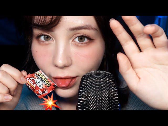 ASMR Звуки из ротовой полости, движения рук и неслышный шепот