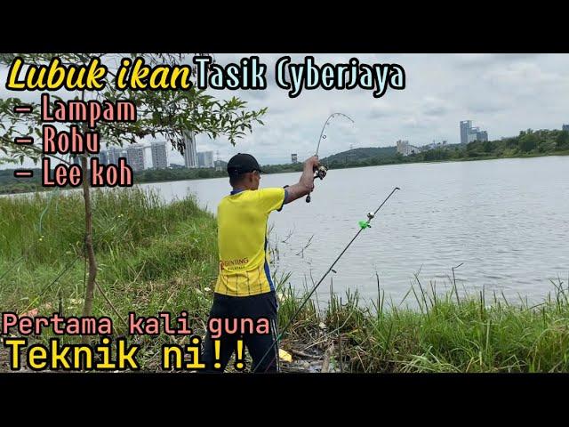 Lubuk ikan Rohu dan Lampam Berjaya di Kesan | Mancing teknik Bottom di Tasik Cyberjaya [Part 1]