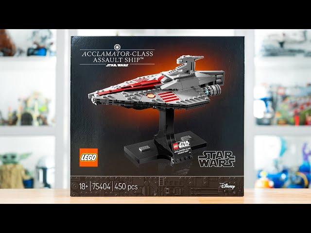 LEGO Star Wars 75404 ACCLAMATOR-CLASS ASSAULT SHIP Review! (2025)