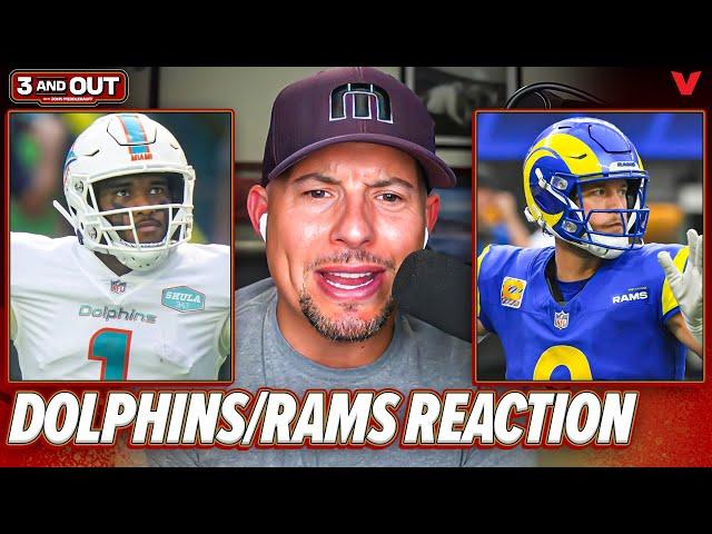 Tua Tagovailoa, Miami Dolphins UPSET Matthew Stafford’s Los Angeles Rams on MNF | 3 & Out