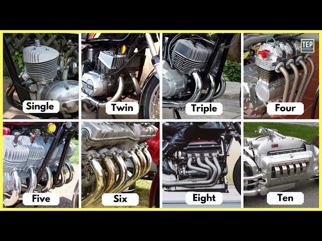 Every Engine in Motorcycle Explained | Single to Ten Cylinder Engines [Part - 1]