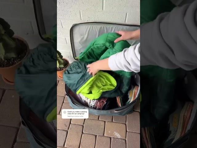 Pack with me for car #camping ️ #campinggear #carcamping #outdoorlife