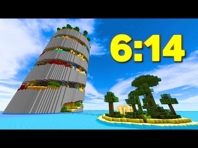 Parkour Spiral - Fastest Time Possible (6:14)