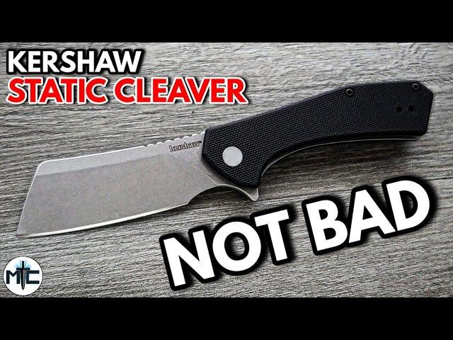 Kershaw Static Cleaver D2/G10 Folding Knife - Overview and Review